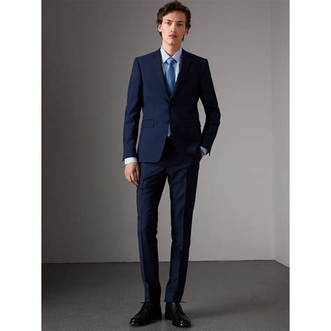 burberry royal blue suit|Burberry suit price.